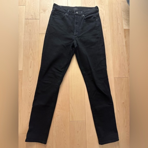 EUC- Citizens of Humanity 'Olivia' Black High Rise Slim Ankle Jeans (26) - Picture 4 of 12